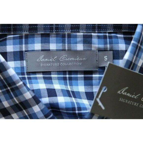 Daniel Cremieux Shirt Men's Small Plaid Short Sleeve Button Down - Picture 2 of 4